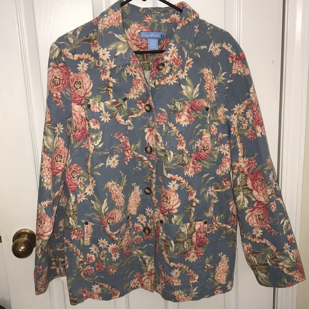 Evan-Picone Jeans Blazer